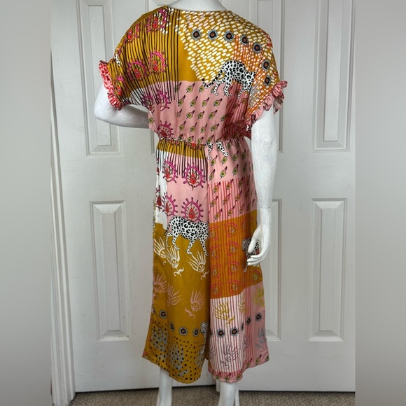 AshA eleven colorful ruffle sleeves jumper Size Medium. D27 - Picture 15 of 17